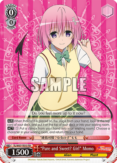 "Pure and Sweet? Girl" Momo - TL/W37-TE13 - Trial Deck available at 401 Games Canada