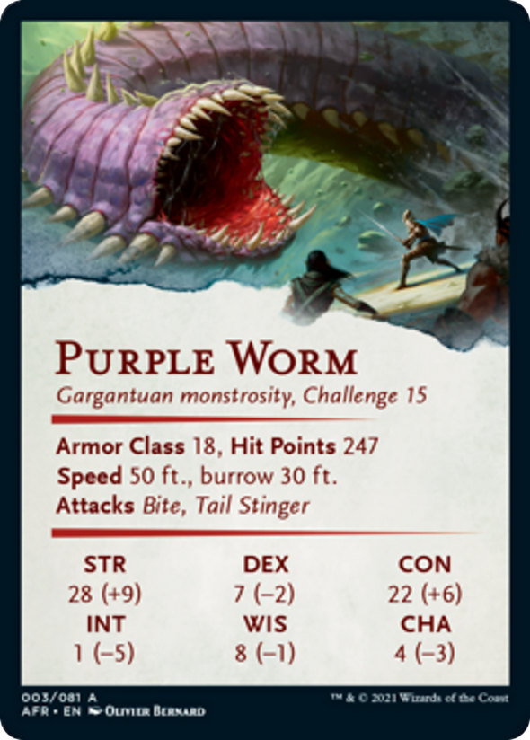 401 Games Canada - Purple Worm // Purple Worm - Art Series (Gold-Stamped Signature) (AAFR) 401 Games Canada - Purple Worm // Purple Worm - Art Series (Gold-Stamped Signature) (AAFR)