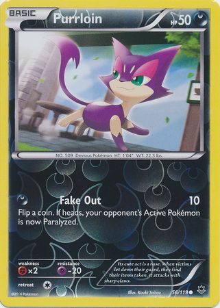 Purrloin - 56/119 - Common - Reverse Holo available at 401 Games Canada