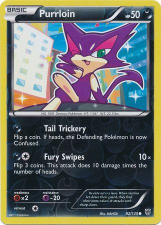 Purrloin - 82/135 - Common - Reverse Holo available at 401 Games Canada