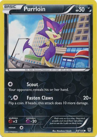 Purrloin - 83/135 - Common - Reverse Holo available at 401 Games Canada