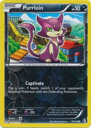 Purrloin - 90/149 - Common - Reverse Holo available at 401 Games Canada