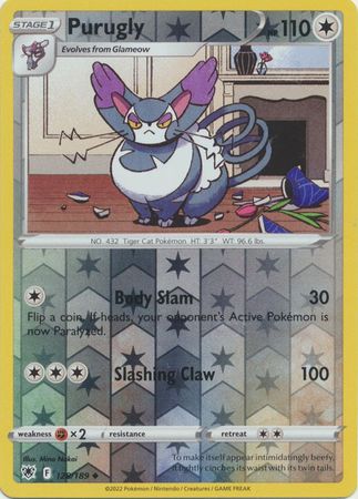 Purugly - 128/189 - Uncommon - Reverse Holo available at 401 Games Canada