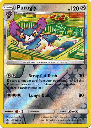 401 Games Canada - Purugly - 160/214 - Rare - Reverse Holo 401 Games Canada - Purugly - 160/214 - Rare - Reverse Holo