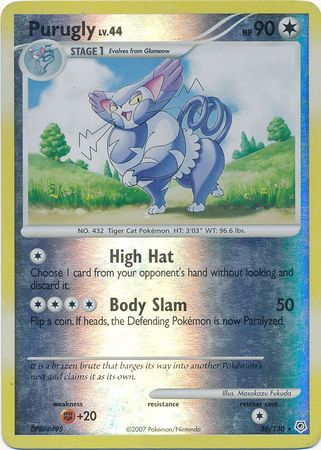 Purugly - 36/130 - Rare - Reverse Holo available at 401 Games Canada