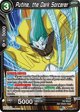 Putine, the Dark Sorcerer - BT10-139 - Uncommon (FOIL) (Reprint) available at 401 Games Canada