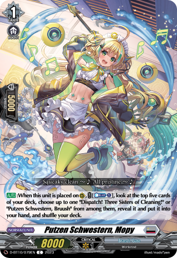 Putzen Schwestern, Mopy - D-BT10/079 - Common available at 401 Games Canada