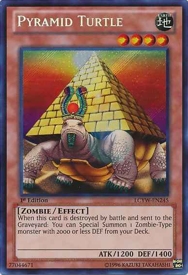 Pyramid Turtle - LCYW-EN245 - Secret Rare - 1st Edition available at 401 Games Canada