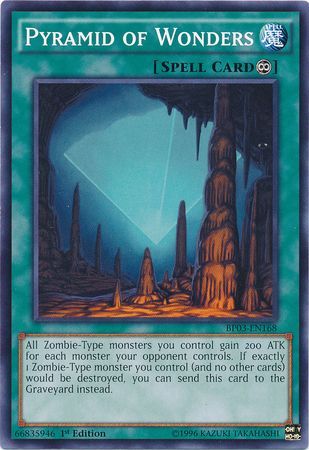 Pyramid of Wonders (Shatterfoil) - BP03-EN168 - Shatterfoil Rare - 1st Edition available at 401 Games Canada