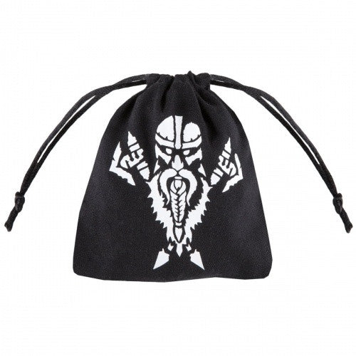 Q-Workshop - Dice Bag - Dwarven Black and White available at 401 Games Canada