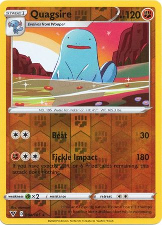 Quagsire - 084/185 - Rare - Reverse Holo available at 401 Games Canada
