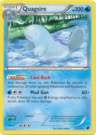 Quagsire - 22/116 - Rare available at 401 Games Canada