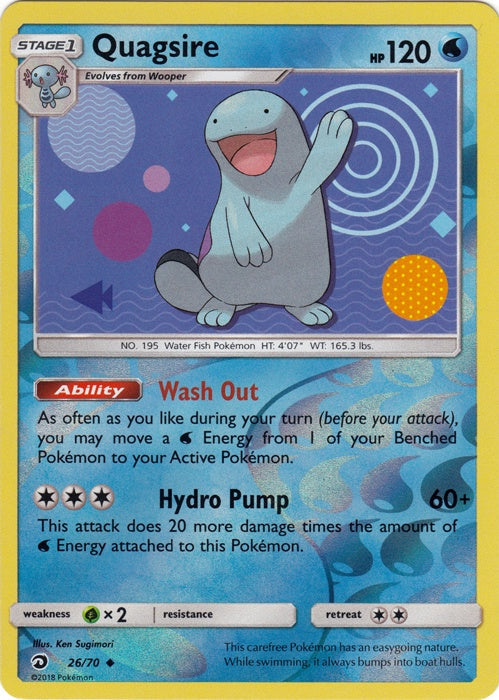 Quagsire - 26/70 - Uncommon - Reverse Holo available at 401 Games Canada