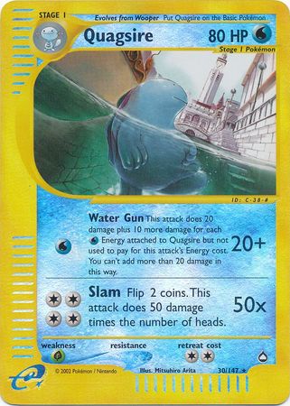 Quagsire - 30/147 - Rare - Reverse Holo available at 401 Games Canada