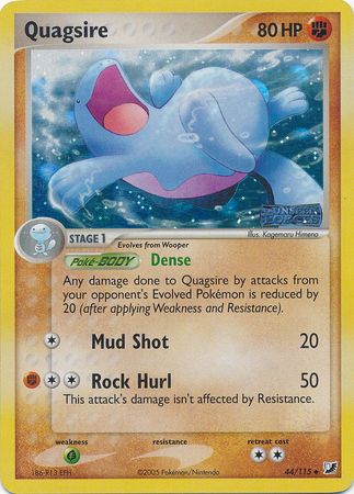 Quagsire - 44/115 - Uncommon - Reverse Holo available at 401 Games Canada