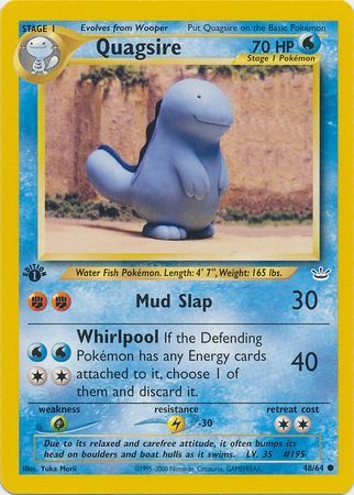 Quagsire - 48/64 - Common - 1st Edition available at 401 Games Canada