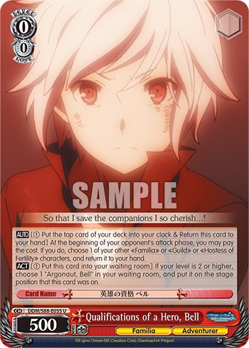 Qualifications of a Hero, Bell (Uncommon) available at 401 Games Canada