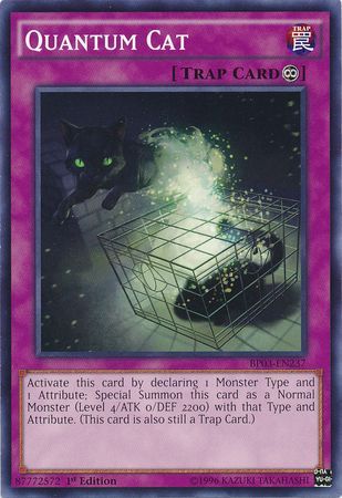 Quantum Cat (Shatterfoil) - BP03-EN237 - Shatterfoil Rare - 1st Edition available at 401 Games Canada