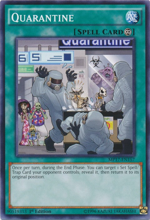 Quarantine - MP17-EN157 - Common - 1st Edition available at 401 Games Canada