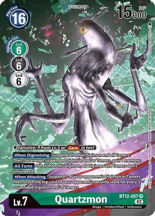 Quartzmon (Alternate Art) - BT12-057 - Super Rare available at 401 Games Canada