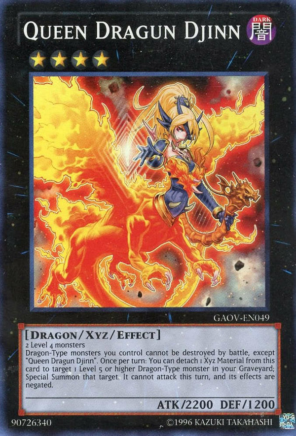 Queen Dragun Djinn - GAOV-EN049 - Super Rare - Unlimited available at 401 Games Canada