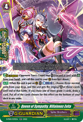 Queen of Sympathy, Villainous Evita - D-PS01/039 - Double Rare available at 401 Games Canada