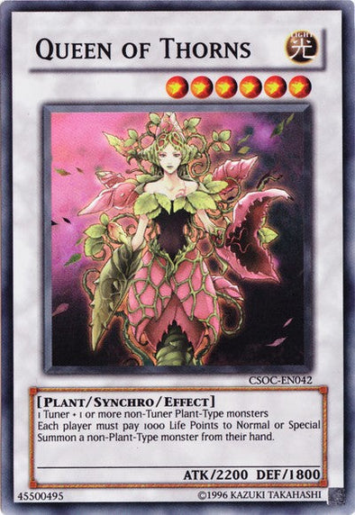 Queen of Thorns - CSOC-EN042 - Super Rare - Unlimited available at 401 Games Canada