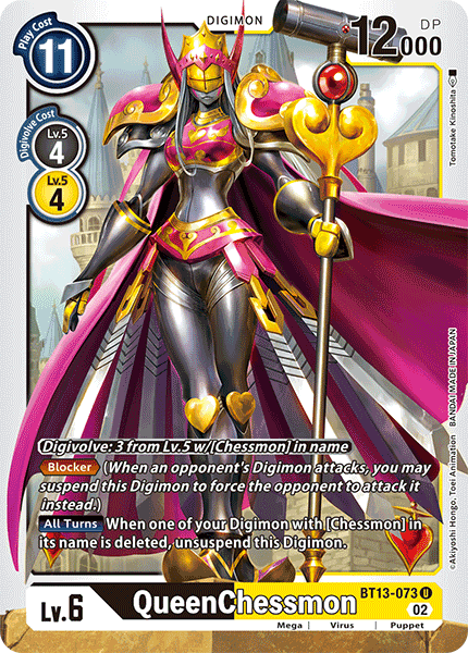 QueenChessmon - BT13-073 - Uncommon available at 401 Games Canada