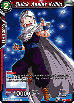 Quick Assist Krillin - BT15-014 - Common available at 401 Games Canada