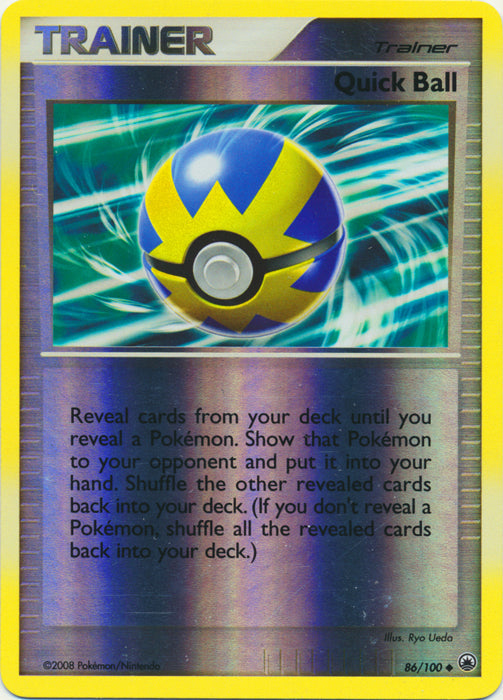 Quick Ball - 86/100 - Uncommon - Reverse Holo available at 401 Games Canada