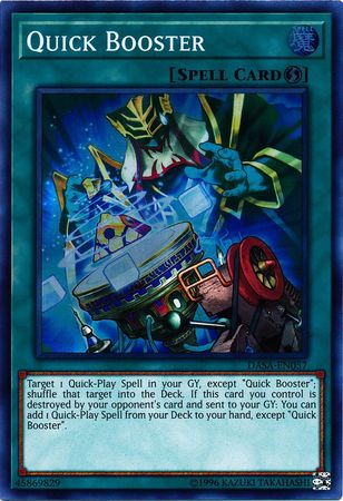 Quick Booster - DASA-EN057 - Super Rare - Unlimited available at 401 Games Canada