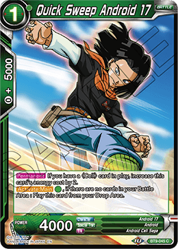 Quick Sweep Android 17 - BT9-045 - Common (FOIL) available at 401 Games Canada