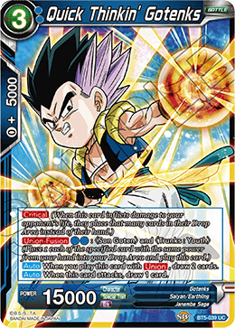 Quick Thinkin' Gotenks - BT5-039 - Uncommon available at 401 Games Canada