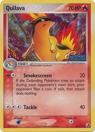 Quilava - 45/115 - Uncommon - Reverse Holo available at 401 Games Canada