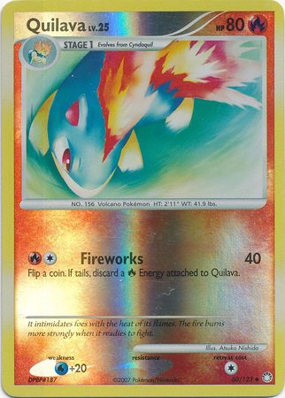 Quilava - 60/123 - Uncommon - Reverse Holo available at 401 Games Canada