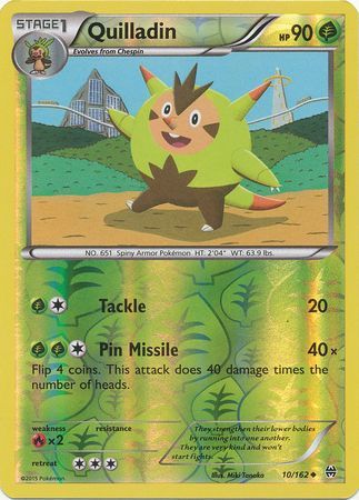 Quilladin - 10/162 - Uncommon - Reverse Holo available at 401 Games Canada