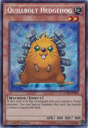 Quillbolt Hedgehog - LC5D-EN005 - Secret Rare - 1st Edition available at 401 Games Canada