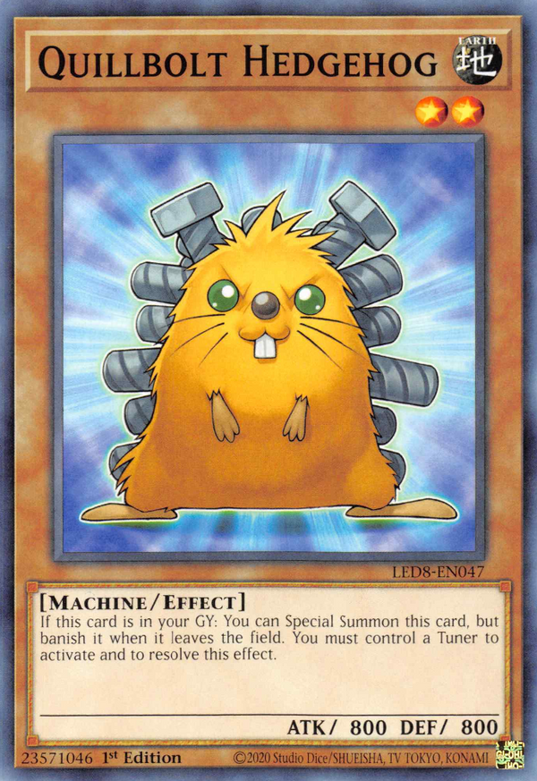 Quillbolt Hedgehog - LED8-EN047 - Common - 1st Edition available at 401 Games Canada