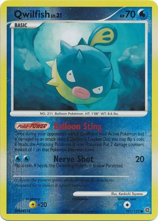 Qwilfish - 101/132 - Common - Reverse Holo available at 401 Games Canada