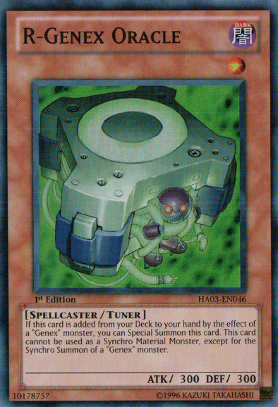 R-Genex Oracle - HA03-EN046 - Super Rare - 1st Edition available at 401 Games Canada