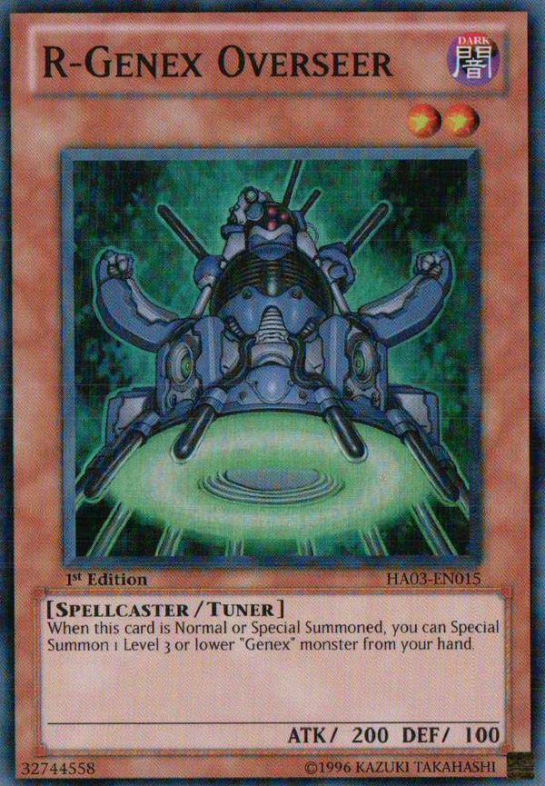 R-Genex Overseer - HA03-EN015 - Super Rare - 1st Edition available at 401 Games Canada