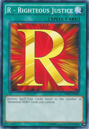 R - Righteous Justice - SDHS-EN030 - Common - Unlimited available at 401 Games Canada