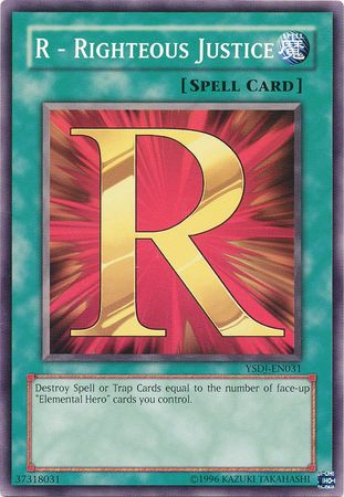 R - Righteous Justice - YSDJ-EN031 - Common - Unlimited available at 401 Games Canada