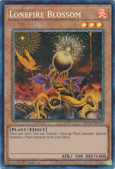 Lonefire Blossom (PCR) - RA01-EN002 - Prismatic Collector’s Rare - 1st Edition available at 401 Games Canada