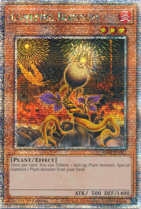 Lonefire Blossom - RA01-EN002 - Quarter Century Secret Rare - 1st Edition available at 401 Games Canada