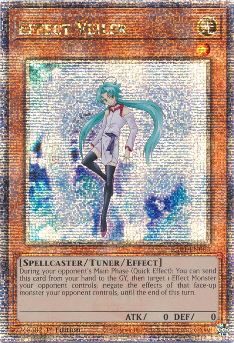 Effect Veiler - RA01-EN003 - Quarter Century Secret Rare - 1st Edition available at 401 Games Canada