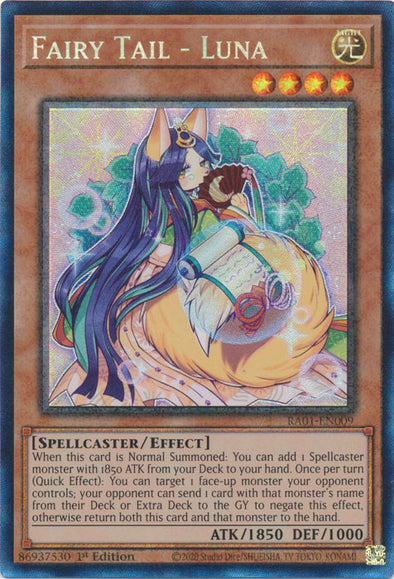 Fairy Tail - Luna (PCR) - RA01-EN009 - Prismatic Collector’s Rare - 1st Edition available at 401 Games Canada