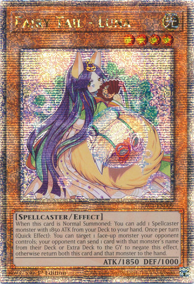 Fairy Tail - Luna - RA01-EN009 - Quarter Century Secret Rare - 1st Edition available at 401 Games Canada