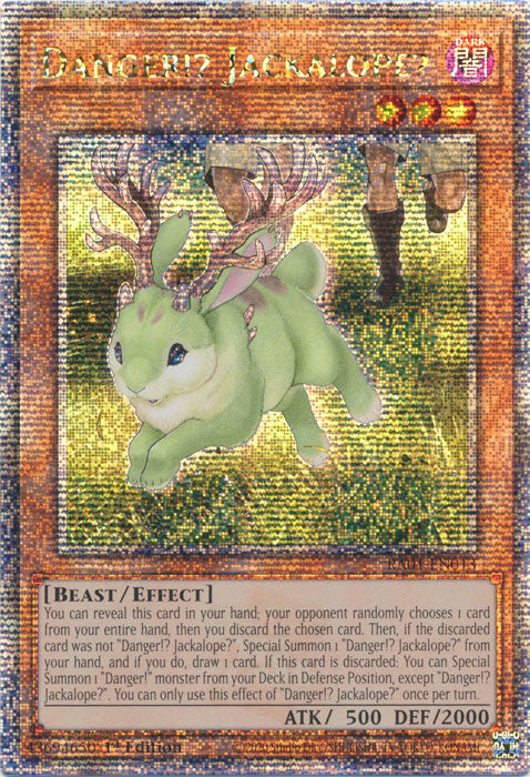 bunny yugioh cards 401 Games Canada - Danger!? Jackalope? - RA01-EN013 - Quarter Century Secret Rare