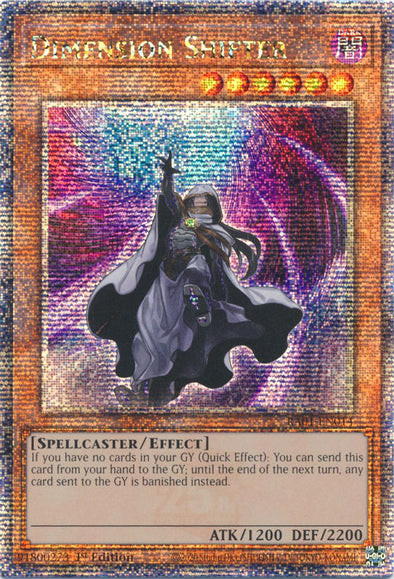 Dimension Shifter - RA01-EN014 - Quarter Century Secret Rare - 1st Edition available at 401 Games Canada